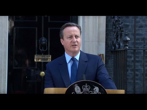 British PM David Cameron Speech | Resigns Over Brexit - UK Votes for Exit from European Union