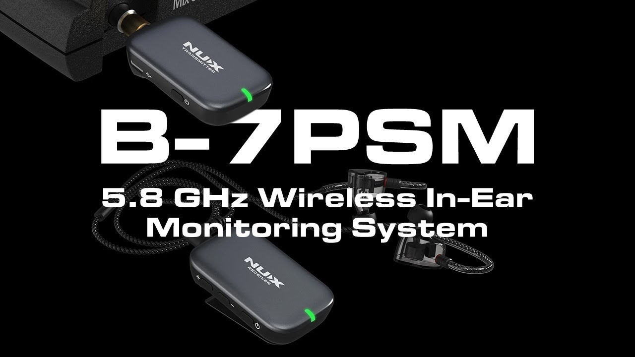 NUX B-7 PSM - Sistem de monitorizare in-ear wireless 5,8 GHz