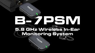 Video thumbnail for BRAND NEW | NUX B-7PSM Wireless In-Ear Monitoring System by NUX