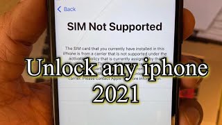 How To Unlock Any iphone In A Few Minutes - R Sim - 7/8/X/XS/XR/11