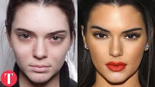 10 Shocking Photos Of Supermodels Without Makeup pt.2