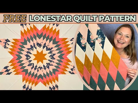 Make an EASY Lone Star Quilt Pattern | No Y Seams!