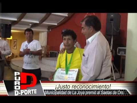 MUNICIPALIDAD DE LA JOYA RECONOCIÓ ESFUERZO DEL SAETAS DE ORO - PURO DEPORTE