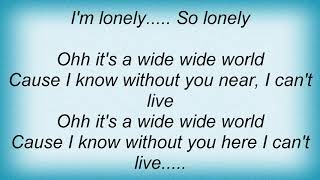 Kim Lukas - Lonely Lyrics