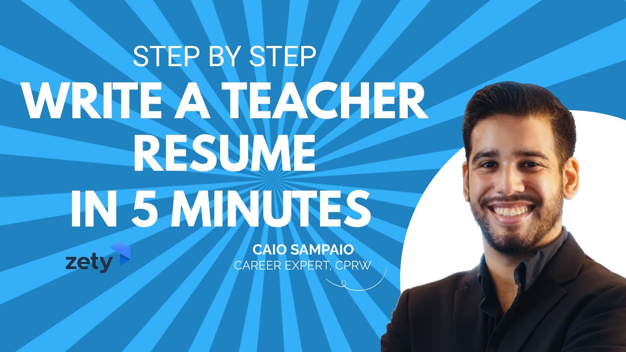 How to Write a Teacher Resume in 5 Minutes video thumbnail