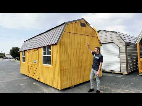Old Hickory barn-style buildings (related lofted barn tour)