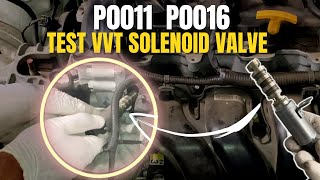 VVT Solenoid Valve Removal & Inspection #p0016 #p0011 #vvt #camshaft #crankshaft