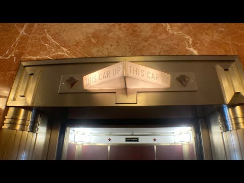 Amazing&Insane 700 FPM 1938 Westinghouse Traction Elevators In New Haven CT