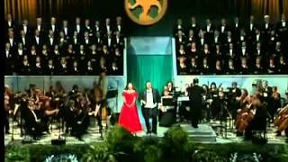 Video thumbnail of "La Traviata(Brindisi) Luciano Pavarotti and Atzuko 1995"