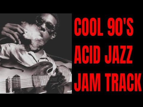 90's Acid Jazz Guitar Backing Track (D Minor)