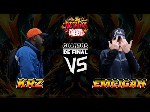 🇨🇱EMCIGAH VS KRZ - CUARTOS DE FINAL ♪ DESAFÍOS DE RAP I 2025 #talca #freestyle #batallasderap #free