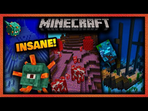 Drunk Mythical Creatures - THE MOST INSANE MINECRAFT WORLD! (2 GUARDIAN TEMPLES, MOOSHROOM BIOME AND MORE!) (#8)