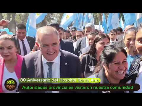 Santa Ana celebro el 80° Aniversario del Hospital con la visita de autoridades provinciales