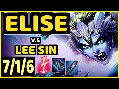 BGOB (ELISE) vs LEE SIN - 7/1/6 KDA JUNGLE GAMEPLAY - BR Ranked GRANDMASTER