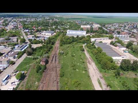 Râmnicu Sărat văzut de sus - 2019 (zona gării)