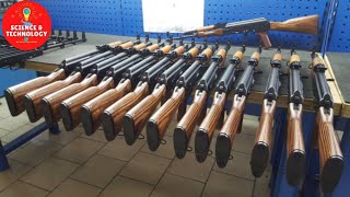 How is AKM ASSAULT RIFLE made? Modern Ammunition Manufacturing Process, Inside Gun Factory Process