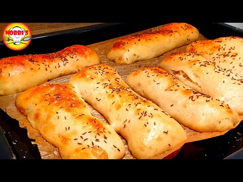 Dinkelseelen mit Kümmel, Weißbrotgebäckrezept nach Nobbi's Art