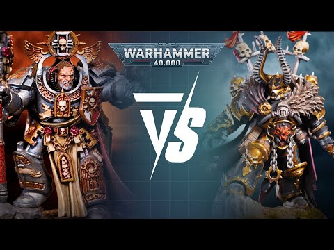 NEW Grey Knights Vs Chaos Space Marines: 2000pts Warhammer 40K Battle Report