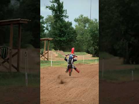 Crazy crash in whoops 🤯 good thing he is okay! #motocross #fail #crash  #moto