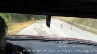 preview picture of video 'Predappio legend, Drifting Nascetti Massimo IL VIRUS, Nissan S13 22-07-2012, Drift, 200sx 180sx RB25'