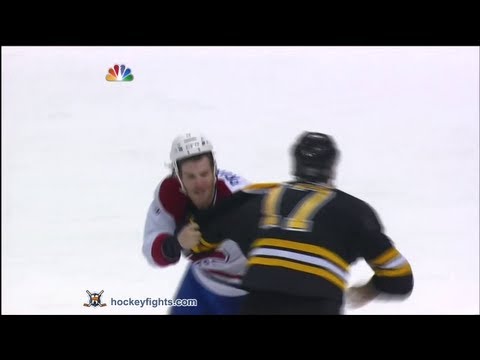 Brandon Prust vs Milan Lucic