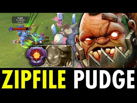 ZIPFILE Pudge No Mercy Hook vs Arc warden Spammer | Genius Pudge