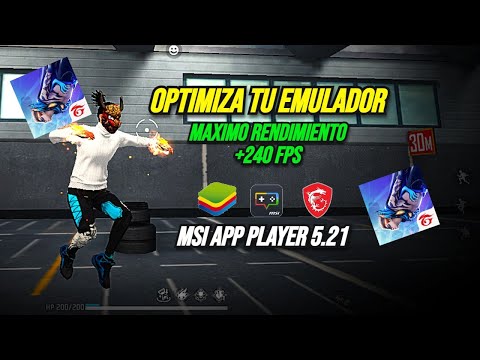 OPTIMIZACION para MSI APP PLAYER 5.21 +240 FPS 🥶 MAYOR RENDIMIENTO 👾 Msi Free Fire 2025⚙️🖥️