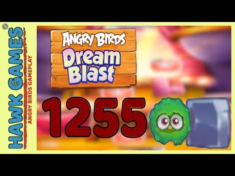 Angry Birds Dream Blast Level 1255 Extreme - Walkthrough, No Boosters