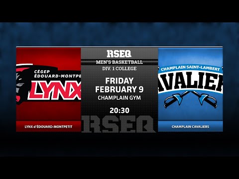 RSEQ D1 Basketball Masculin 🏀 Édouard-Montpetit @ Ch.-St-Lambert [2024-02-09]