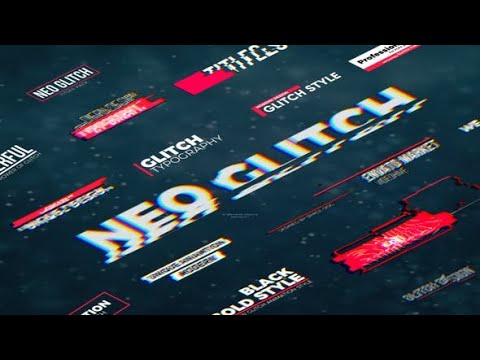Apple Motion Template: Neo Glitch Titles | FCPX