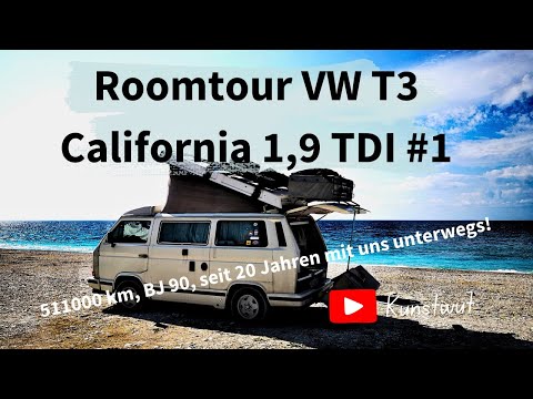 Roomtour Outside VW T3 California Camper 511.000 km 1,9 TDI Outside #1