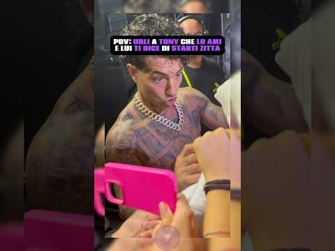 “Non gridare sennò mi arrest*no” 🤯 #tonyeffe #concerto #rapitaliano