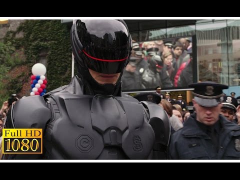 RoboCop (2014) - Police Headquarters Arrest scene (1080p) FULL HD
