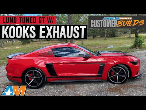 Lund Tuned 2015 Mustang GT with Kooks Axle-Back Exhaust | AmericanMuscle Customer Builds