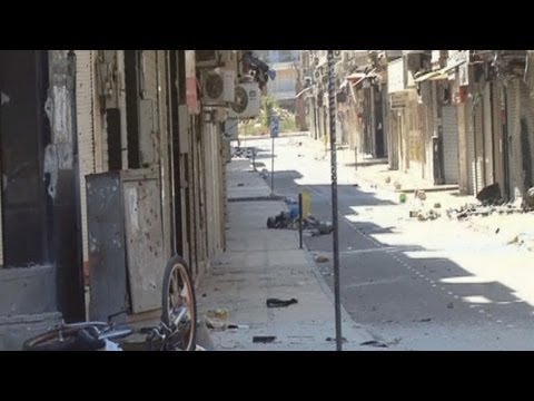 بي بي سي ترافق المراقبين الدوليين في مدينة حمص