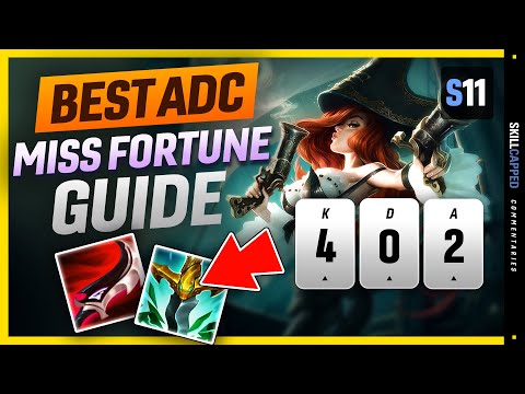 BEST LOW ELO ADC - Miss Fortune CHALLENGER Guide - How To Play Miss Fortune In Season 11