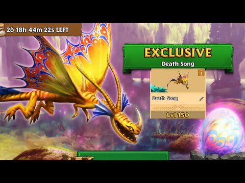 Death Song Max Level 150 Titan Mode - Exclusive Slithersong - Dragons:Rise of Berk