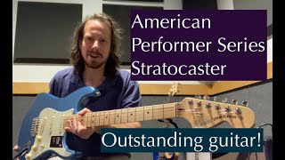Video thumbnail for Fender American Performer Stratocaster - A players review by Evan Heath