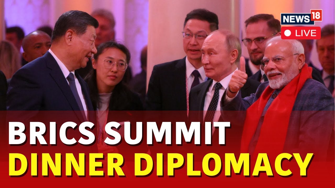 Putin Greeted Leaders Of Brics Countries At Dinner | BRICS 2024 Live | PM Modi | Xi Jinping | N18G