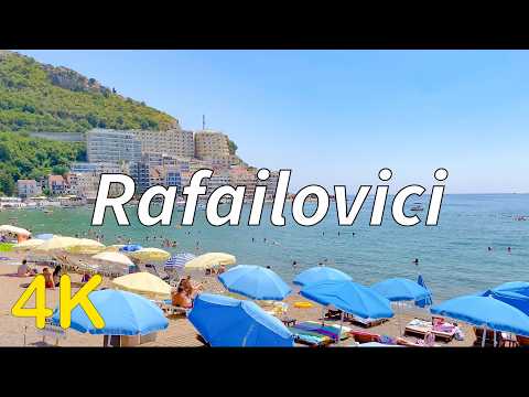 Rafailovici, Budva Montenegro 4K Walking Tour 2024