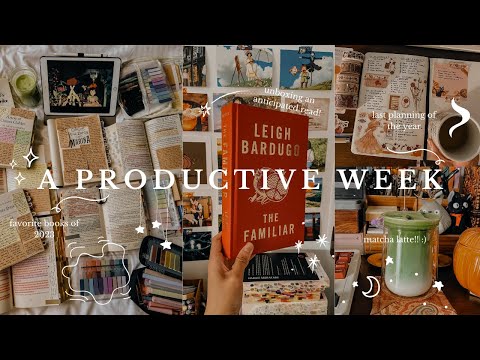 a productive week ✨🍵 9-5 day in the life, reading, planning, cozy wholesome vlog ☁️💫
