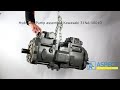 text_video Hydraulic Pump assembly Kawasaki 31NA-10010