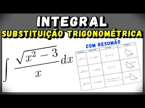 Substituição Trigonométrica (Sec θ) - Aula 8.1 (Com Resumão no Final) | Cálculo Integral