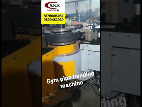 Gym equipment pipe bending machine