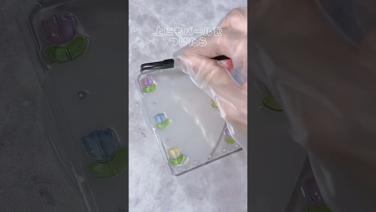 🌷トレカデコ🌷　#レジン#ハンドメイド#硬質ケースデコ#推し活#トレカデコ#オタ活#decodentoploader