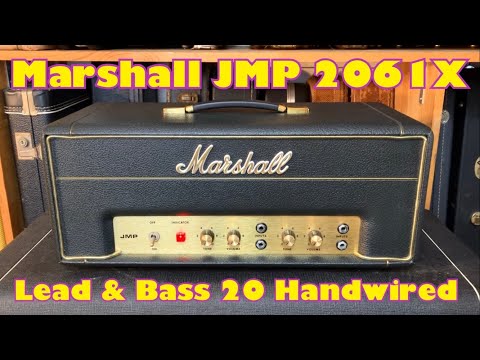 Marshall JMP lead & bass 20 head hand-wired owned by Brendan Benson image 15