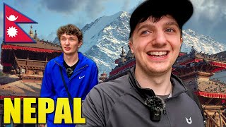 We Finally Made It to NEPAL! | $160 Flight on Nepal Airlines 🇳🇵