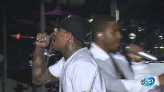 Chris Brown &amp; Trey Songz performing at Cali Christmas Festival | Los Angeles