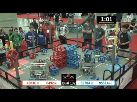 2015 VRC Sci Q132 - 4303C 8492 vs 5278A 9551A - 45 to 47 - VEX Worlds 2015 - Science Division