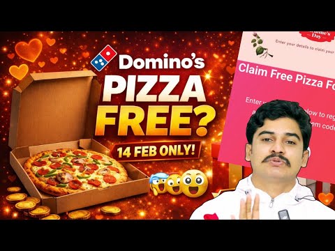 Domino's Pizza Valentine’s Day Special Offer | Domino's Free Pizza Offer Today | FREE FOOD OFFER